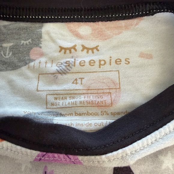 4T Little Sleepies Two Piece Pajamas - Picture 3 of 3